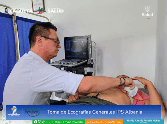 Toma de ecografía generales en la IPS Albania
