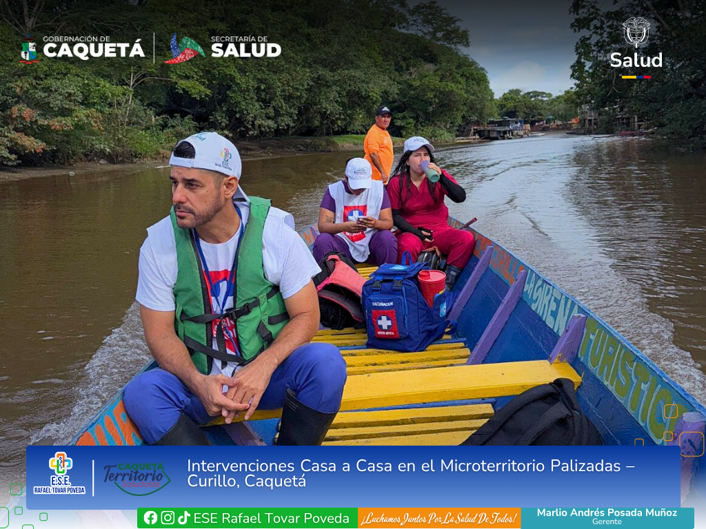 🏡 Intervenciones Casa a Casa en el Microterritorio Palizadas – Curillo, Caquetá 💚