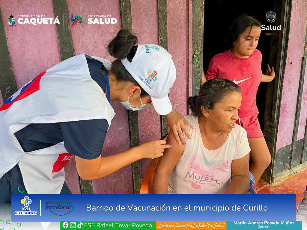 Barrido de Vacunación en Curillo.
