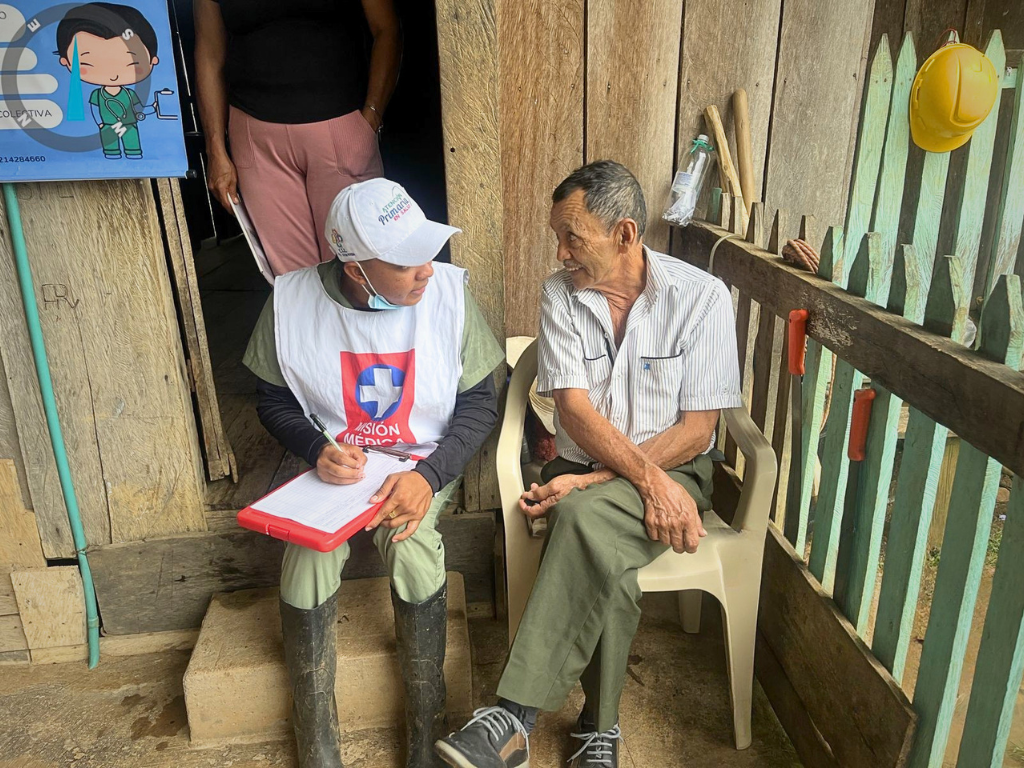 Jornada llena de cuidado, prevención y bienestar para nuestra comunidad, vereda Alto Fragua, en el municipio de San José del Fragua